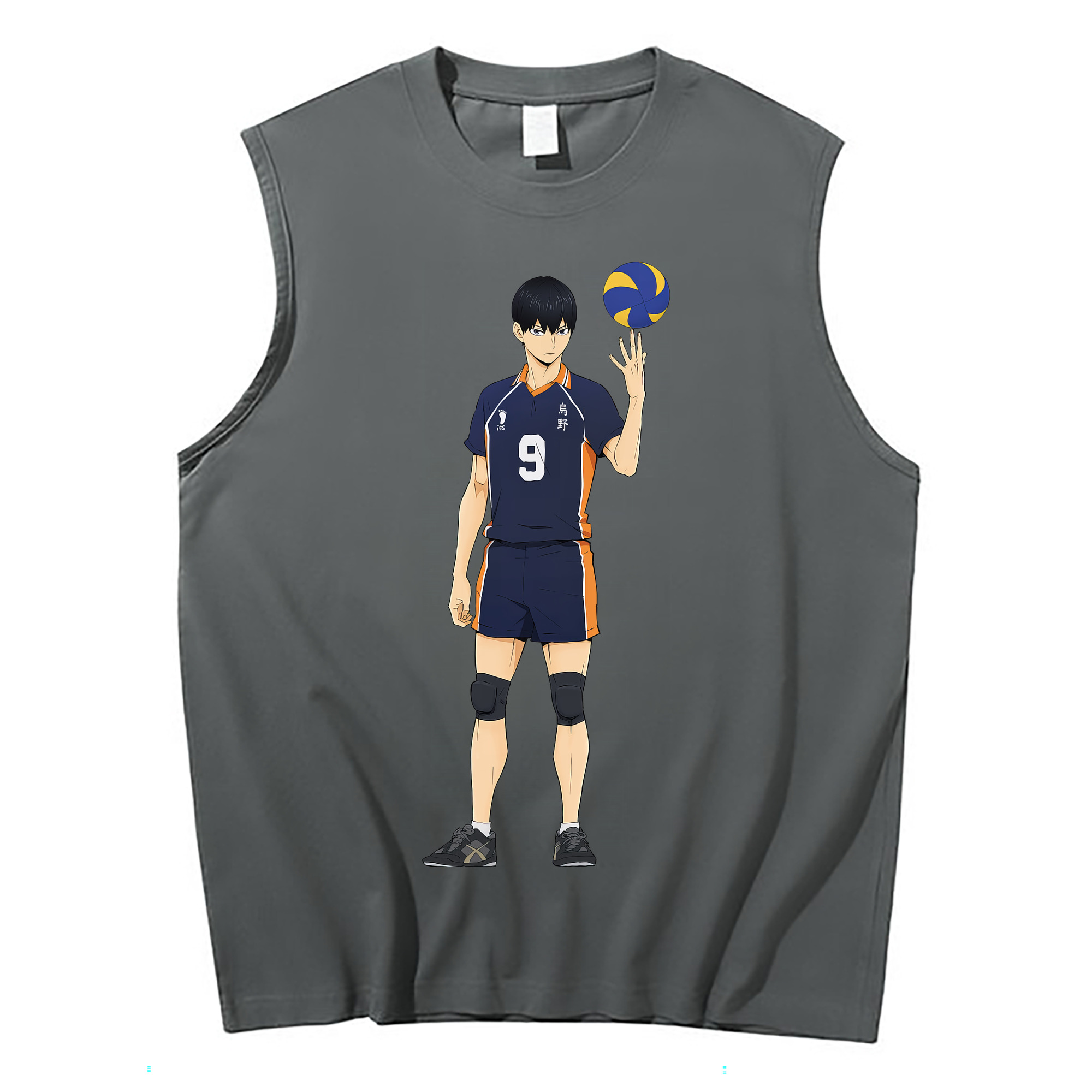 （画像用） ハイキュー!! Haikyu!! コットン100％タンクトップ（フロントプリント）